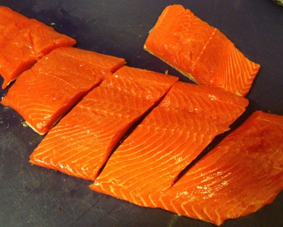 Smoked salmon production line modernization
